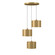 Element Three Light Pendant in Organic Gold (486|154349)