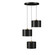Element Three Light Pendant in Charcoal (486|154344)