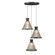 Corda Three Light Pendant in Organic Grey (486|154150)