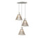Corda Three Light Pendant in Organic White (486|154147)