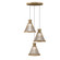 Corda Three Light Pendant in Louro Freijo (486|154109)