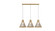 Corda Three Light Pendant in Sand (486|153845)