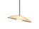 Oyster One Light Pendant in Maple (486|152234)