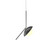 Oyster One Light Pendant in Charcoal (486|151344)