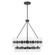Bancroft Five Light Chandelier in Matte Black (51|13606589)