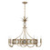 Hearst Eight Light Chandelier in Noble Brass (51|112058127)