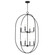Martel Eight Light Pendant in Blacksmith (16|21849BS)