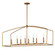 Martel Eight Light Linear Pendant in Etruscan Gold (16|21848EG)