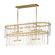 Warren Eight Light Linear Pendant in Gold Leaf (16|21838AGGL)