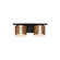 Draughtsman Two Light Bath Vanity in Walnut / Black (16|21712SWWNBK)