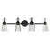 Jackson Hole Four Light Bath Vanity in Black (16|21394CLBK)