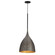 Fleur One Light Pendant in Black / Gold (16|10912BKGLD)
