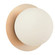 NIKINI LED Wall Sconce/Ceiling Mount in Aged Gold Brass (423|WX41711CG)