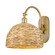 Ballston One Light Wall Sconce in Satin Gold (405|9181WSGRBD12NAT)