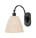 Ballston One Light Wall Sconce in Matte Black (405|9181WBKNBD9NAT)
