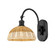 Ballston One Light Wall Sconce in Matte Black (405|9181WBKNBD29NAT)