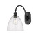 Ballston One Light Wall Sconce in Matte Black (405|9181WBKGBD94)