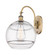 Ballston One Light Wall Sconce in Brushed Brass (405|9181WBBG55612CL)