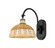 Ballston One Light Wall Sconce in Black Antique Brass (405|9181WBABNBD29NAT)