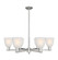 Arcadia Six Light Chandelier in Satin Nickel (405|7166CRSNG441)