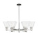 Arcadia Six Light Chandelier in Polished Nickel (405|7166CRPNGBC84)