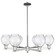 Arcadia Six Light Chandelier in Polished Nickel (405|7166CRPNG362)