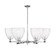 Arcadia Six Light Chandelier in Polished Chrome (405|7166CRPCGBD94)