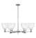 Arcadia Six Light Chandelier in Polished Chrome (405|7166CRPCGBD754)
