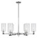 Arcadia Six Light Chandelier in Polished Chrome (405|7166CRPCG804)