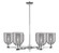 Arcadia Six Light Chandelier in Polished Chrome (405|7166CRPCG5586SM)