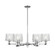 Arcadia Six Light Chandelier in Polished Chrome (405|7166CRPCG402)