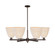 Arcadia Six Light Chandelier in Oil Rubbed Bronze (405|7166CROBNBD9NAT)