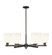 Arcadia Six Light Chandelier in Oil Rubbed Bronze (405|7166CROBG5586GWH)