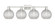 Arcadia Four Light Bath Vanity in Brushed Satin Nickel (405|7164WSNG122C8CL)