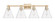 Arcadia Four Light Bath Vanity in Champagne Bronze (405|7164WCBGBC82)