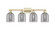 Arcadia Four Light Bath Vanity in Antique Brass (405|7164WABG5586SM)