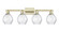 Arcadia Four Light Bath Vanity in Antique Brass (405|7164WABG362)