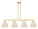 Arcadia Four Light Island Pendant in Satin Gold (405|7164ISGNBD9NAT)