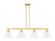 Arcadia Four Light Island Pendant in Satin Gold (405|7164ISGGBC84)