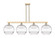 Arcadia Four Light Island Pendant in Champagne Bronze (405|7164ICBG55612CL)