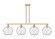 Arcadia Four Light Island Pendant in Champagne Bronze (405|7164ICBG12210RW)