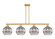 Arcadia Four Light Island Pendant in Brushed Brass (405|7164IBBG55610SM)