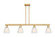 Arcadia Four Light Island Pendant in Brushed Brass (405|7164IBBG381)