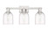 Arcadia Three Light Bath Vanity in Brushed Satin Nickel (405|7163WSNG5586CL)