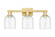 Arcadia Three Light Bath Vanity in Satin Gold (405|7163WSGG5586CL)
