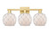 Arcadia Three Light Bath Vanity in Satin Gold (405|7163WSGG1218RW)