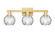 Arcadia Three Light Bath Vanity in Satin Gold (405|7163WSGG12156)
