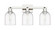 Arcadia Three Light Bath Vanity in Polished Nickel (405|7163WPNG5586CL)