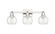 Arcadia Three Light Bath Vanity in Polished Nickel (405|7163WPNG1226)