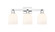 Arcadia Three Light Bath Vanity in Polished Chrome (405|7163WPCG5586GWH)